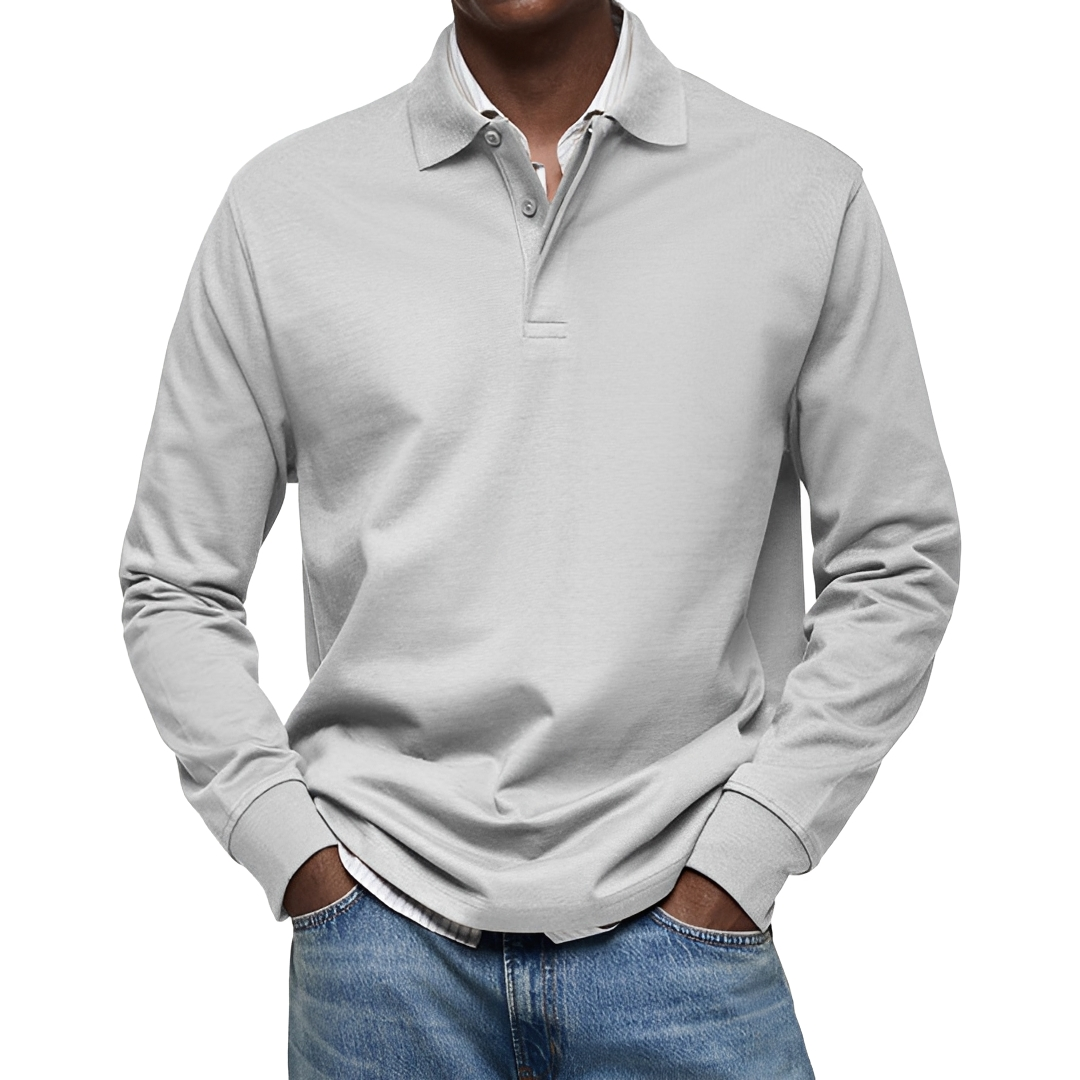 Argus - Langarm-Polo für Herren
