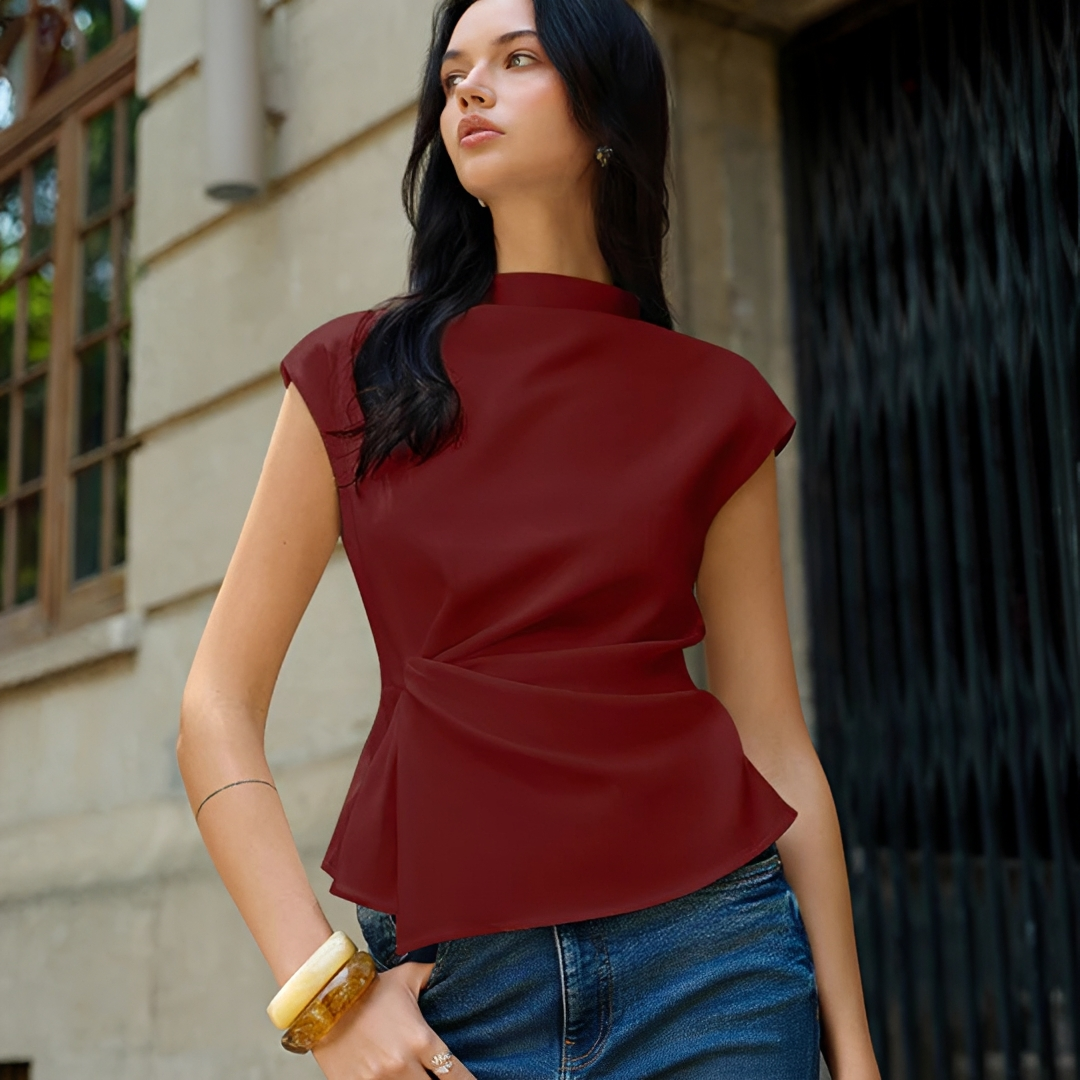 Nevaeh - Elegantes ärmelloses Top
