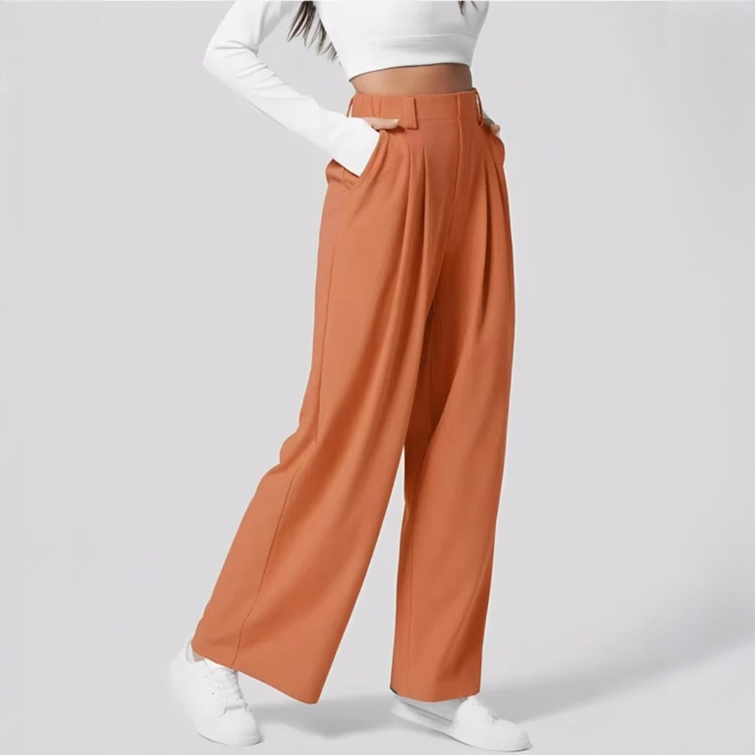 Montana - Bequeme Hose mit weitem Bein