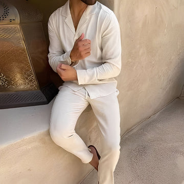 Hadrien - Herren-Set mit Langarmhemd und Hose