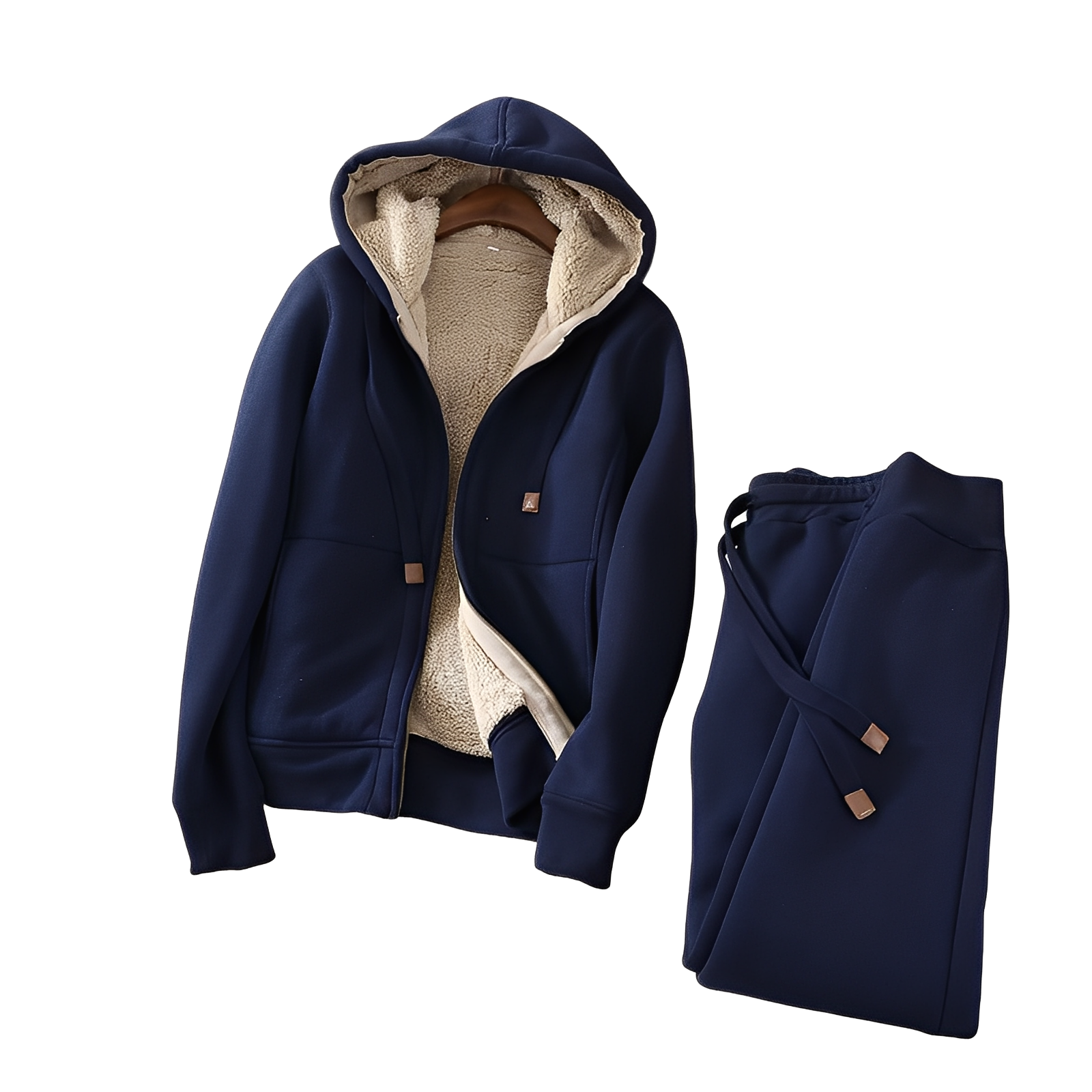 Monica - Bequemes Set mit Kapuzenpullover und Jogginghose für Damen