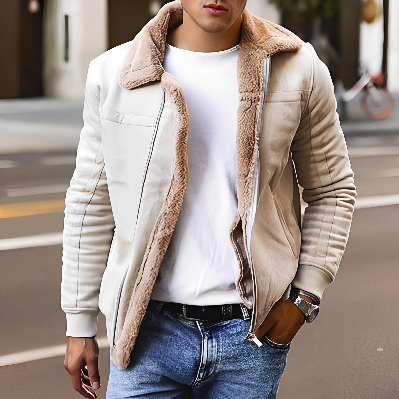 Josh - Warme, dicke Herrenjacke