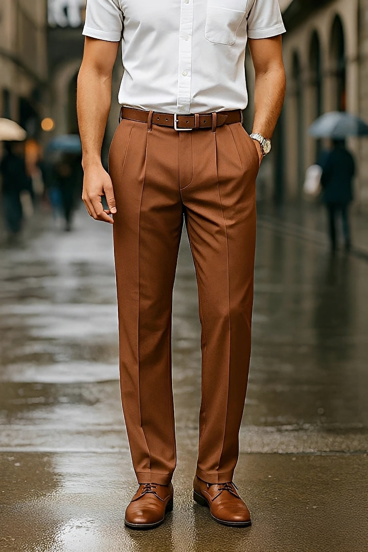 Brandon - Stilvolle Hose mit geradem Bein