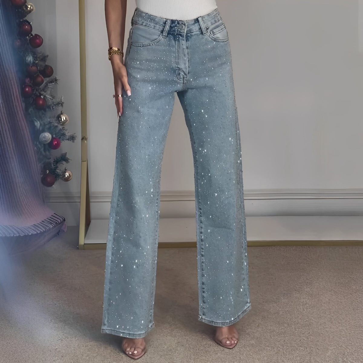 Sandra - Elegante Hose mit weitem Bein