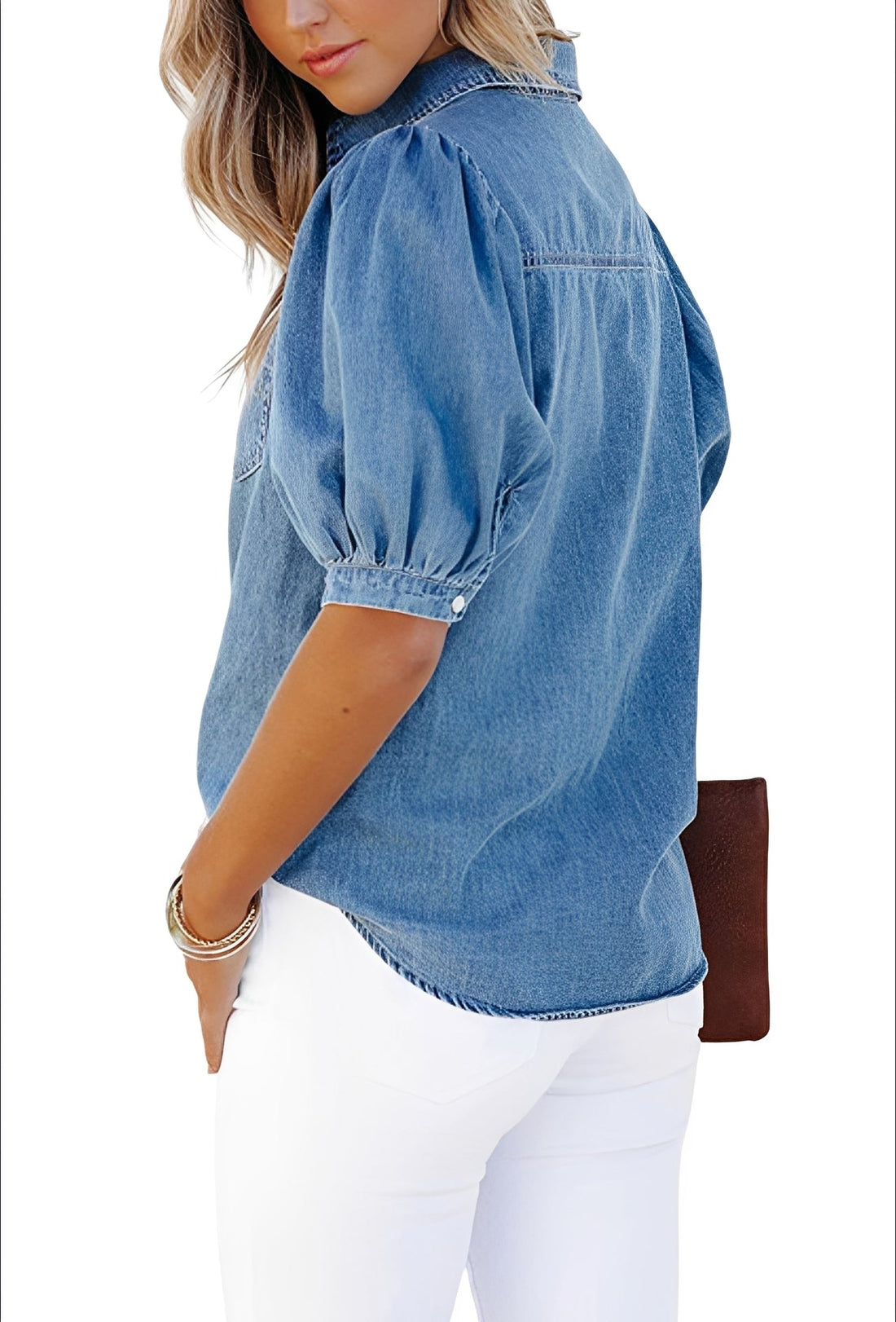 Mila - Stilvolles Jeans-Hemd