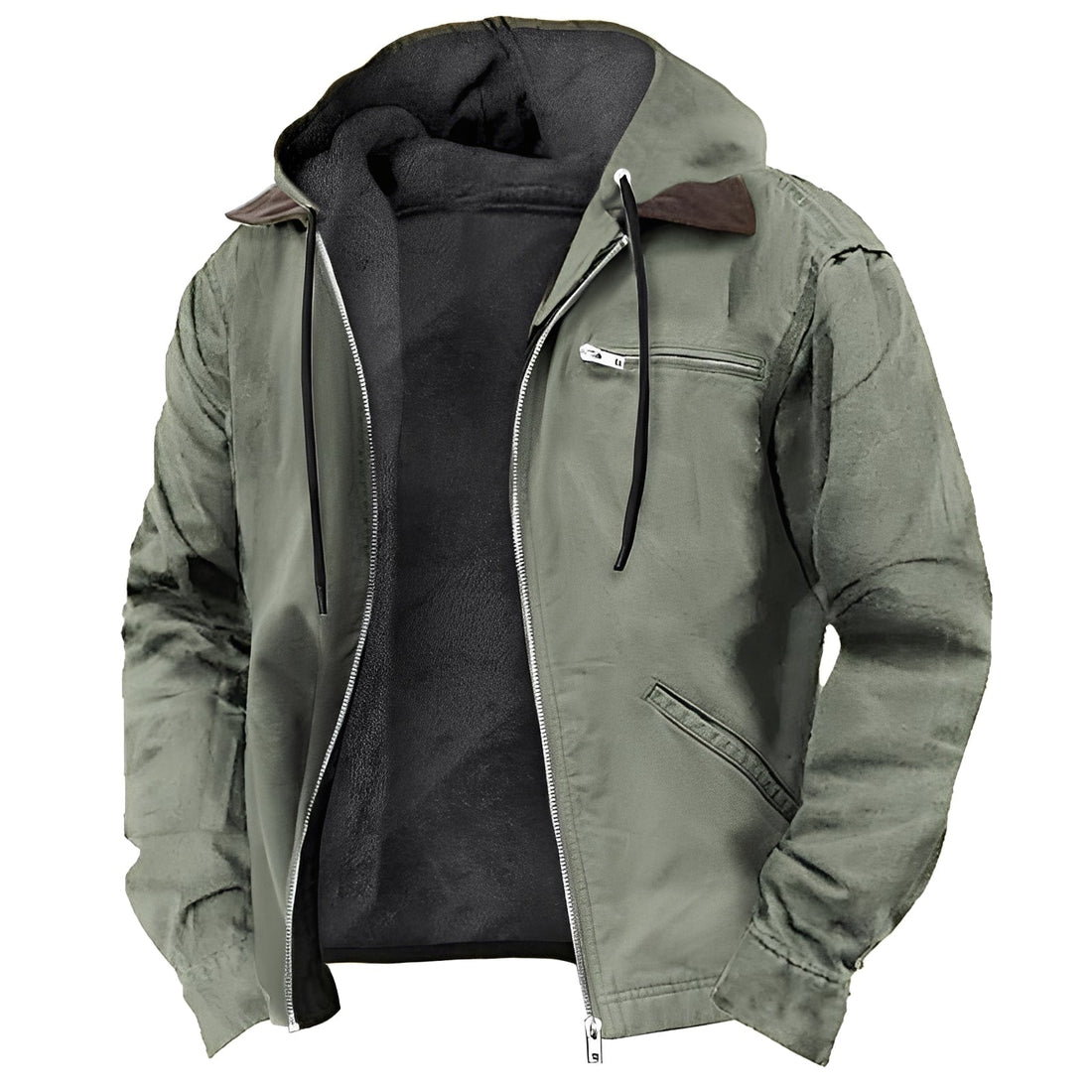 Dwayne - Warme Herrenjacke mit Kapuze