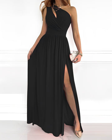 Jasmin - Modernes Maxikleid mit einem Träger für Damen