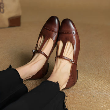 Bella - Modische Ballerinas mit T-Schnalle
