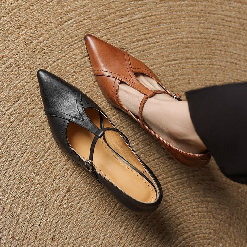Ellis - Elegante Stiletto-Absätze mit T-Riemen