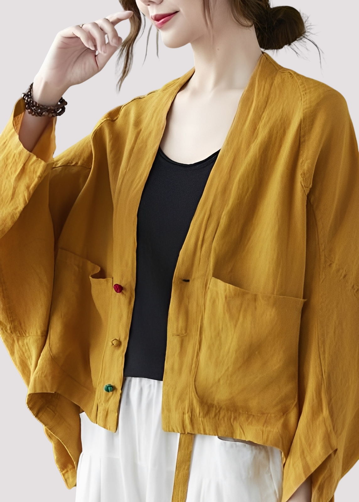 Tilly - Komfortabler, weit geschnittener Damen-Cardigan mit Taschen