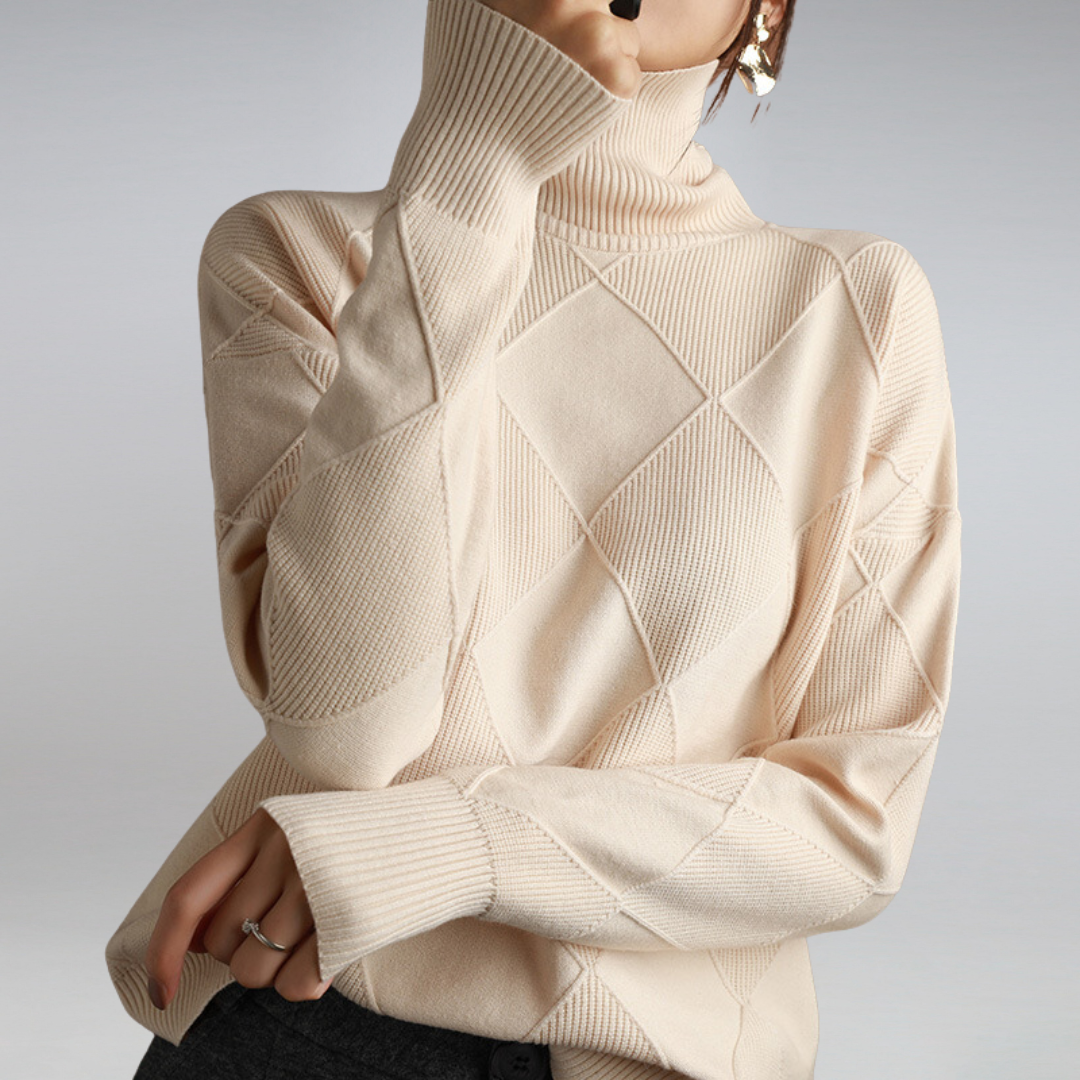 Camille - Eleganter Rollkragenpullover