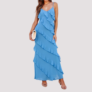 Micah - Elegantes Maxikleid mit Rüschen