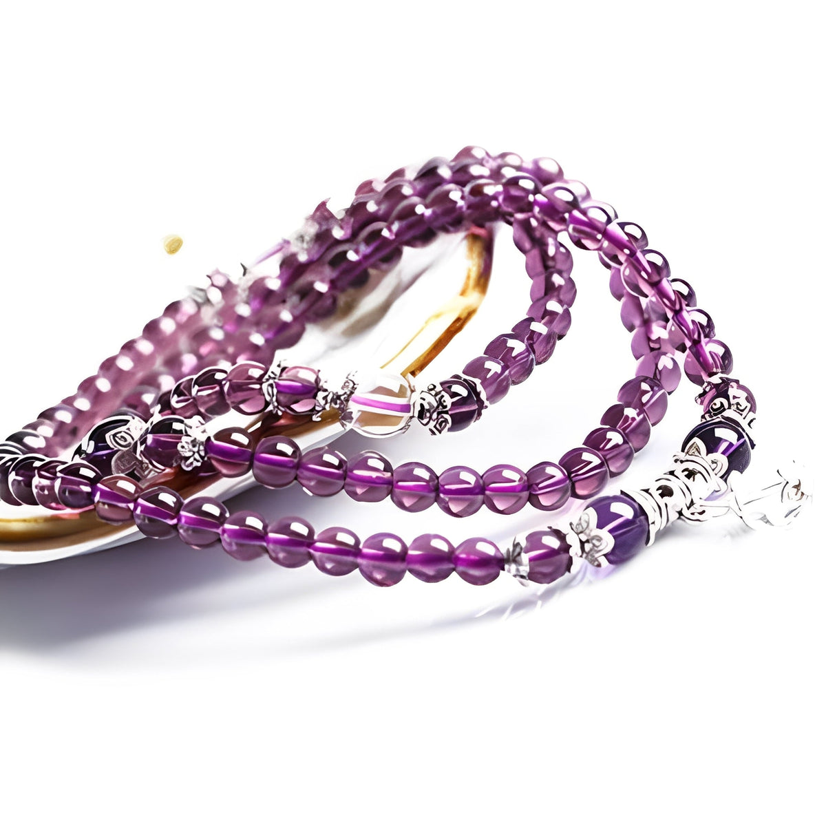 Mia – Spirituelles Armband und Halskette mit Amethyst