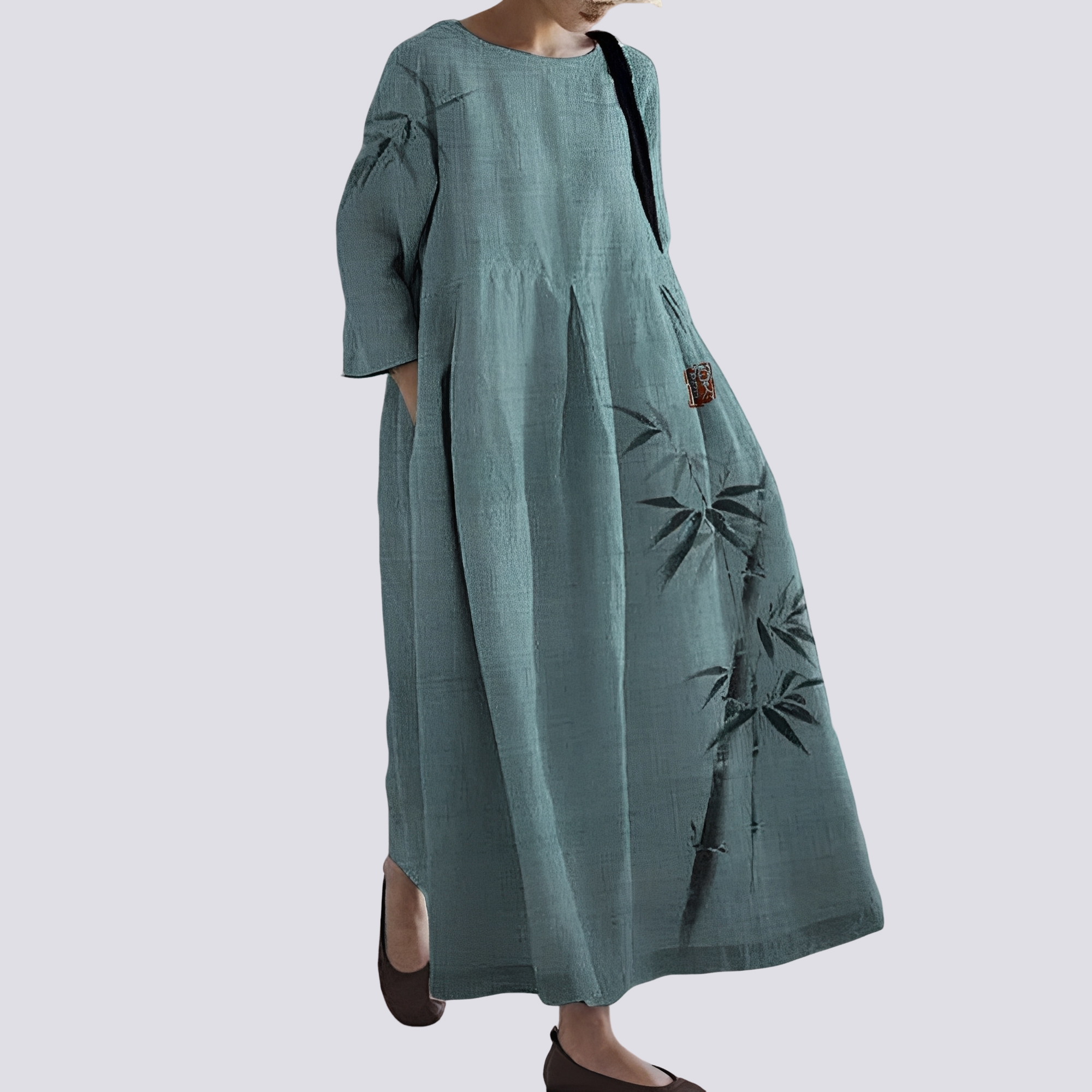 Veronica - Lockeres Damenkleid mit Taschen