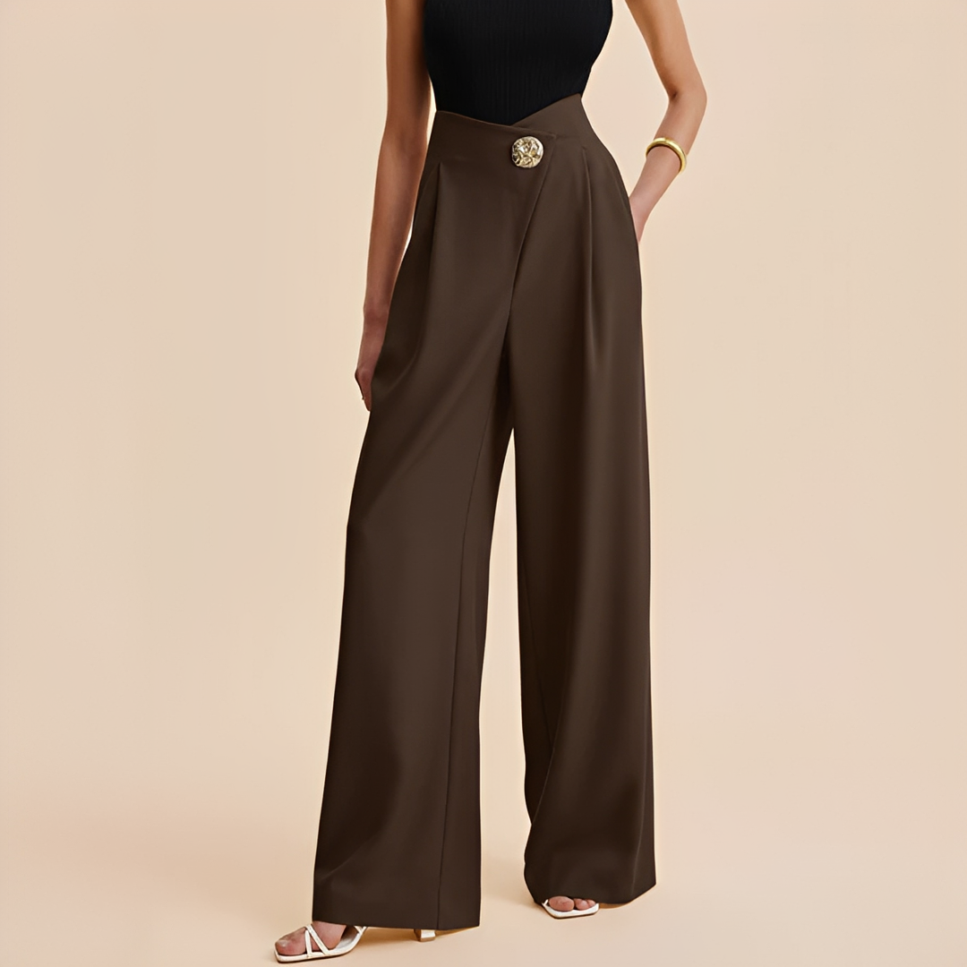 Joyce - Weite Hose mit hohem Bund