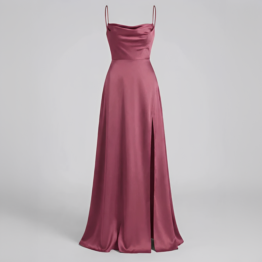 Glenda - Stilvolles, fließendes Damenkleid