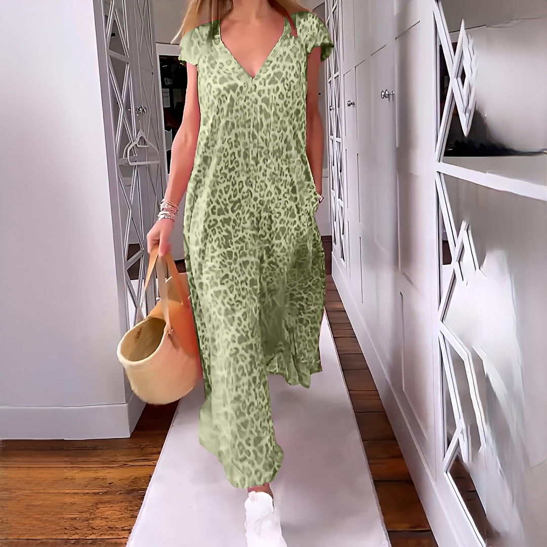 Elsie - Stilvolles Kurzarmkleid