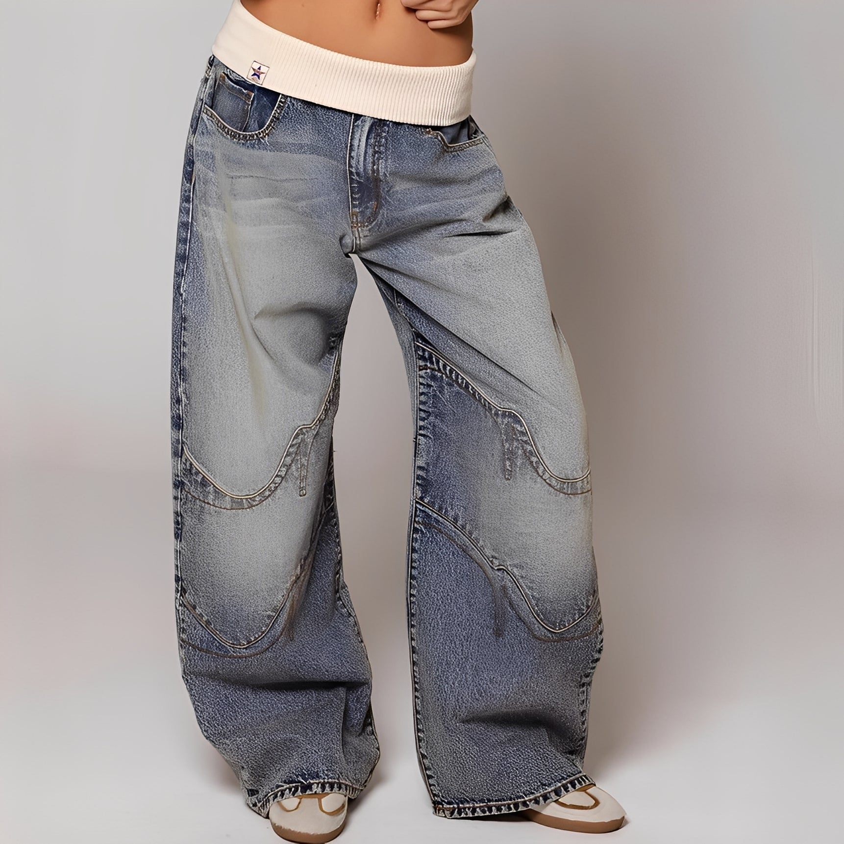Vanessa - Bequeme, weit geschnittene Jeans