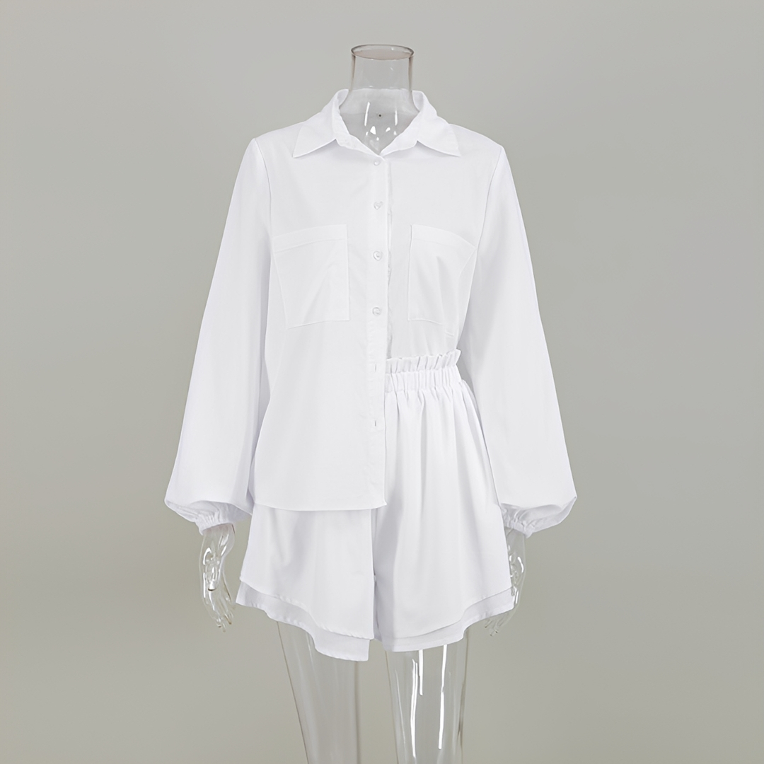 Larnie - Elegantes Top- und Shorts-Set