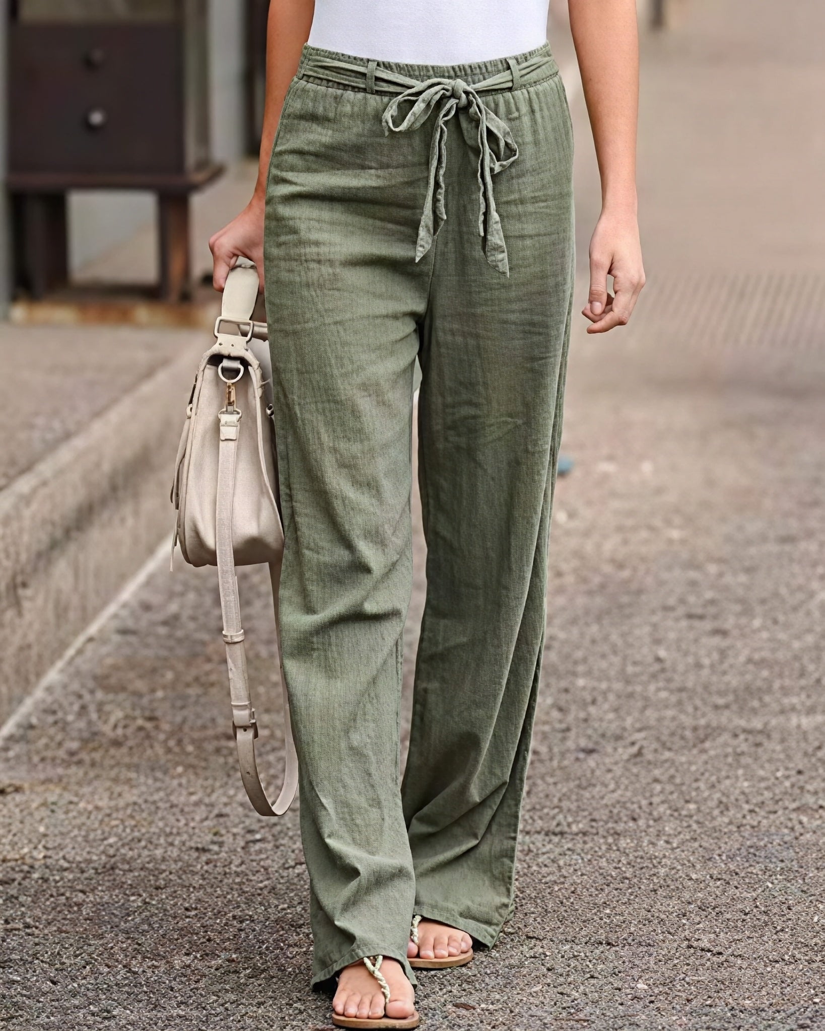 Sarah - Bequeme Hose mit weiter Beinform