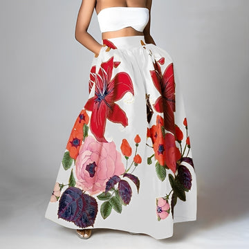 Jessica - Edler Boho-Rock mit hoher Taille für Damen