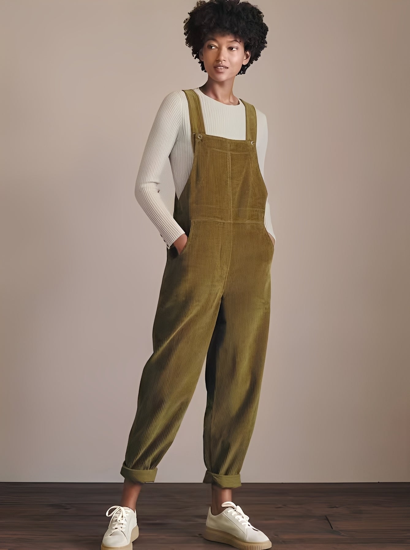 Kristina - Schicker Cord-Jumpsuit für Damen