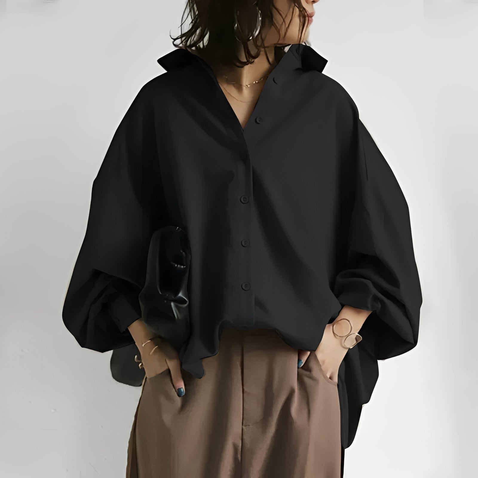 Brittney - Lässige Oversize-Bluse