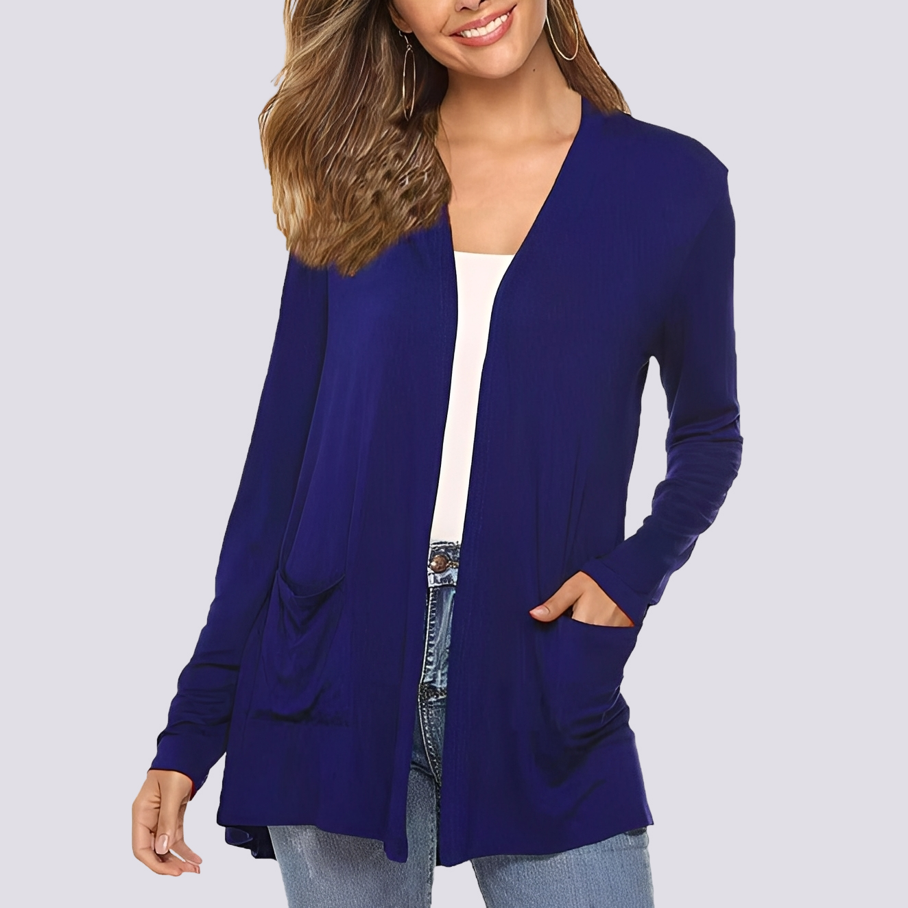 Bertha - Komfortable Langarm-Jacke