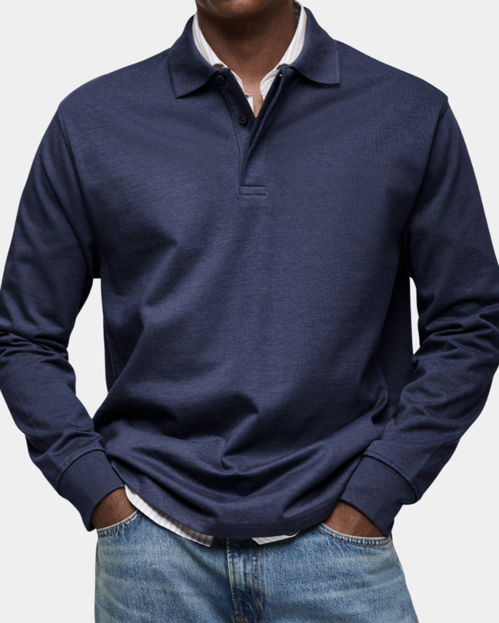 Oliver - Langarm-Poloshirt