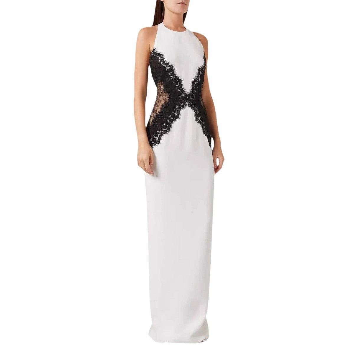 Kathryn - Stilvolles Halterneck-Maxikleid