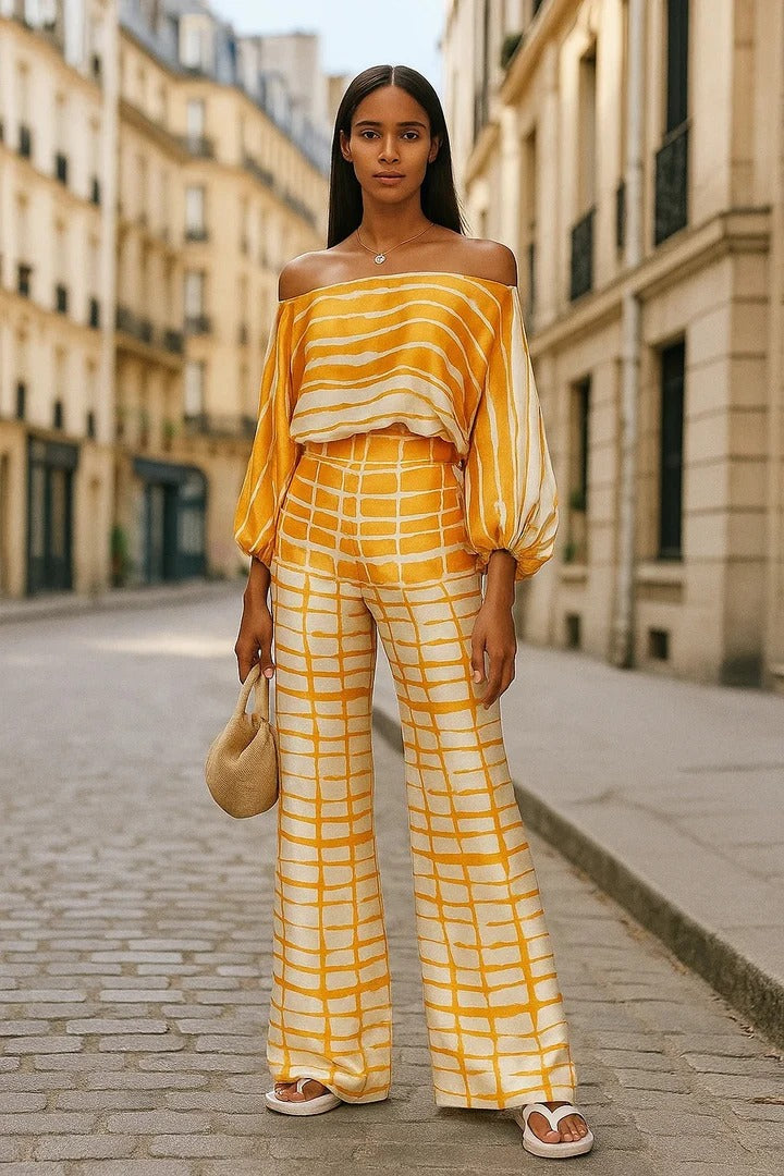 Vivian - Elegantes, Legeres Zweiteiler-Set