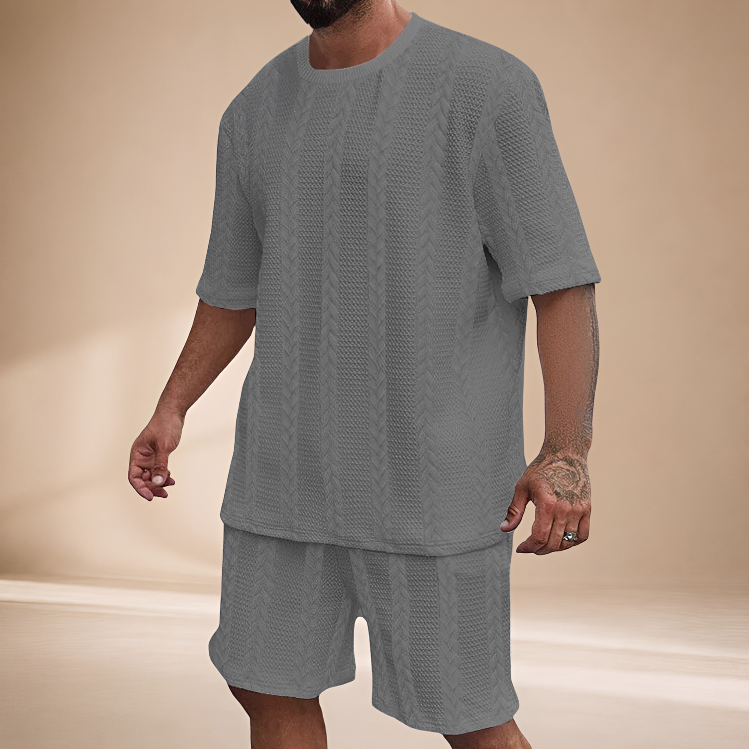 Johnston - Komfortables Set aus Shirt und Shorts