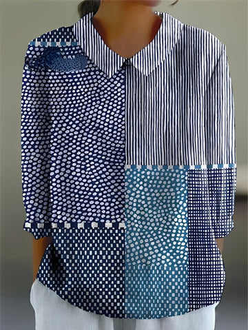 Alfie - Modisches, locker geschnittenes Damen-Shirt mit Print