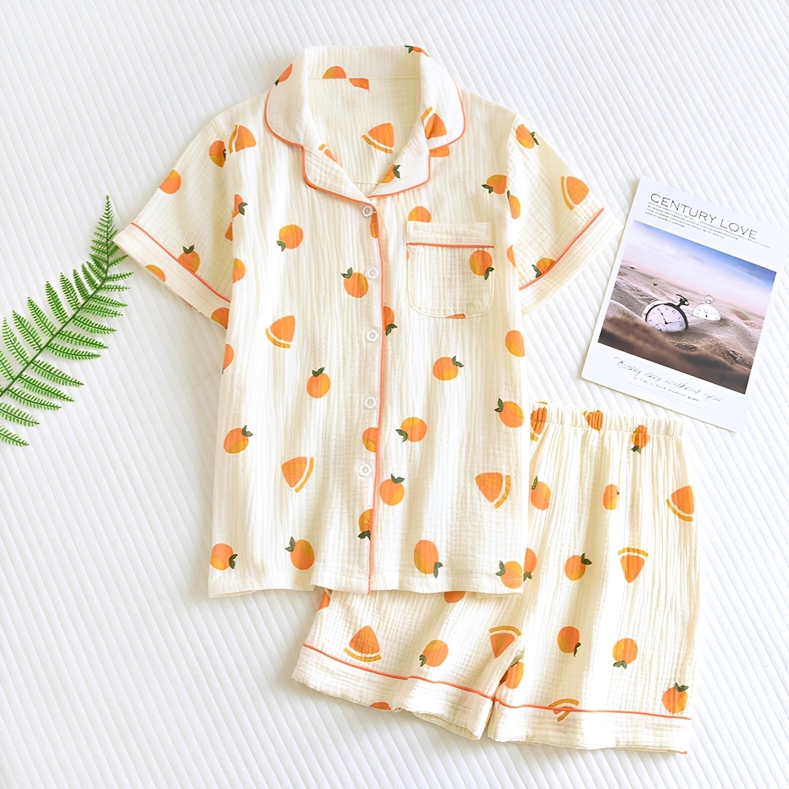 Mariah - Bequemes Lässiges Pyjama-Set