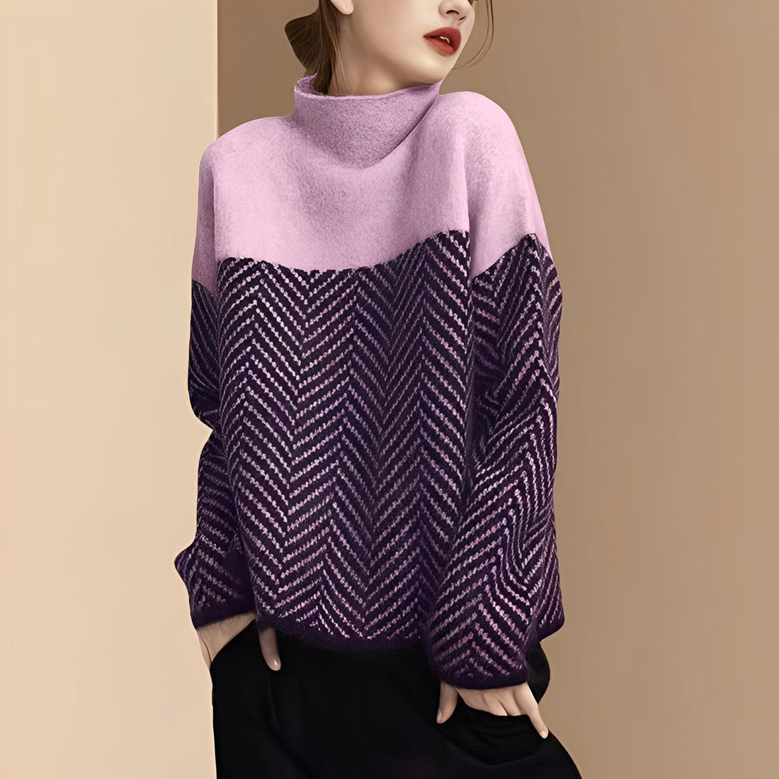 Maryann - Stilvoller und kuscheliger Rollkragenpullover