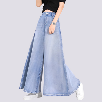 Cassie - Modische Damen-Jeans mit weitem Bein