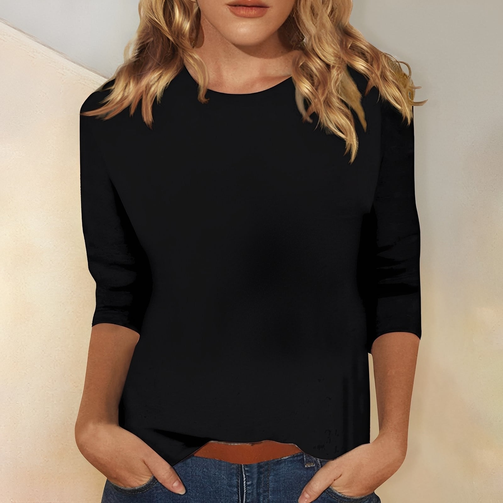 Katherina - Bequemes Rundhals-Shirt