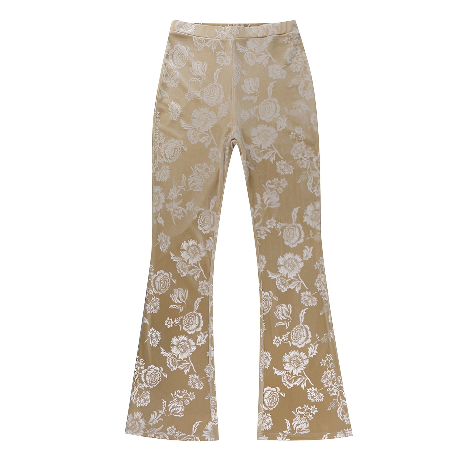 Rashel - Weit geschnittene Hose mit Blumenmotiv