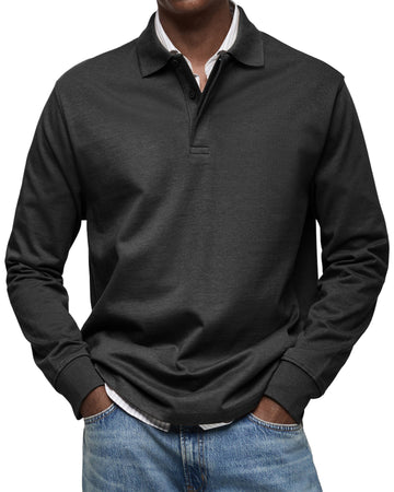 Oliver - Langarm-Poloshirt