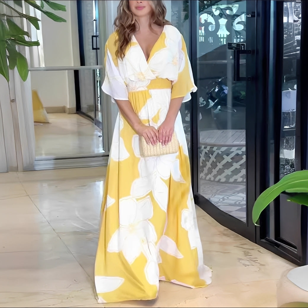 Alessia - Elegantes, Lockersitzendes Blumenkleid