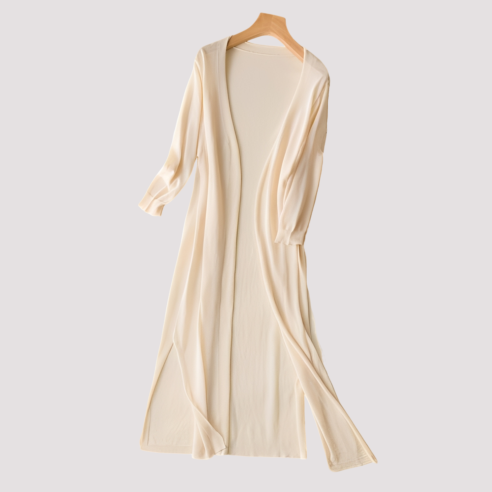 Fannie - Gemütlicher langer Damen-Cardigan
