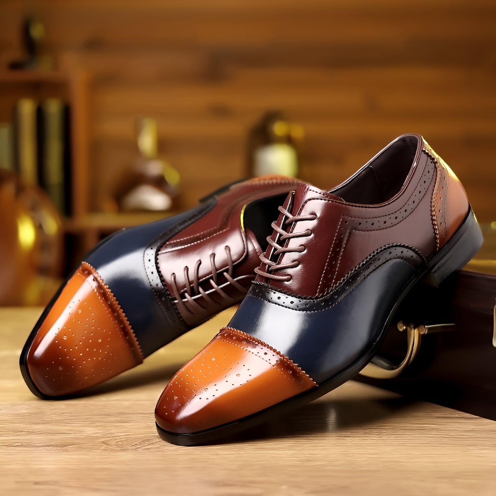 Ronan - Retro-Spitzenschuhe für Herren