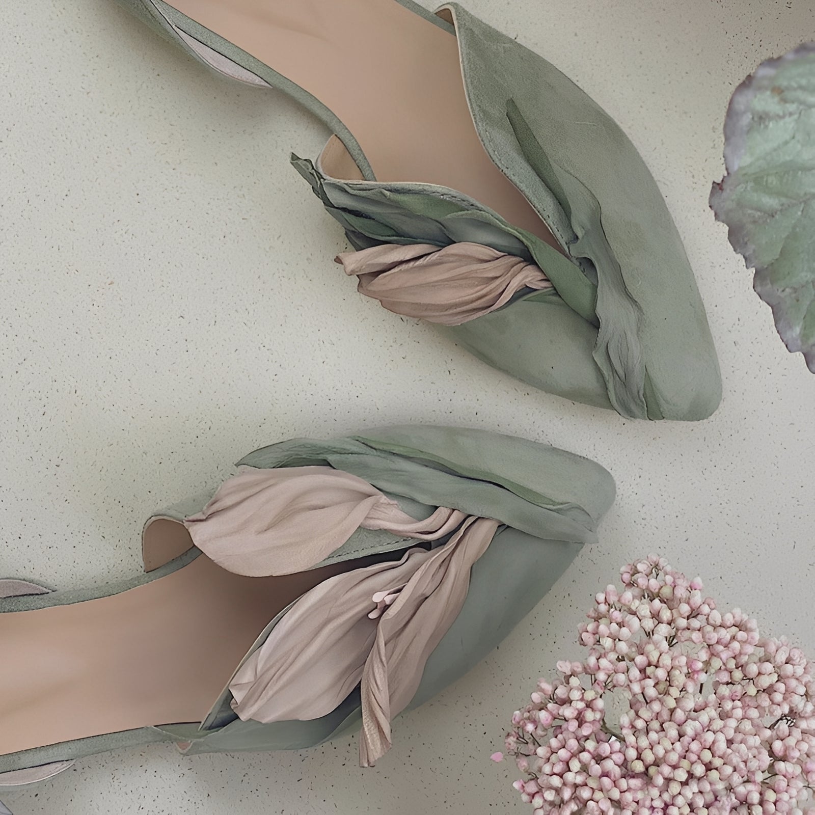 Jennifer - Stylische flache Damenschuhe mit Blumenmuster