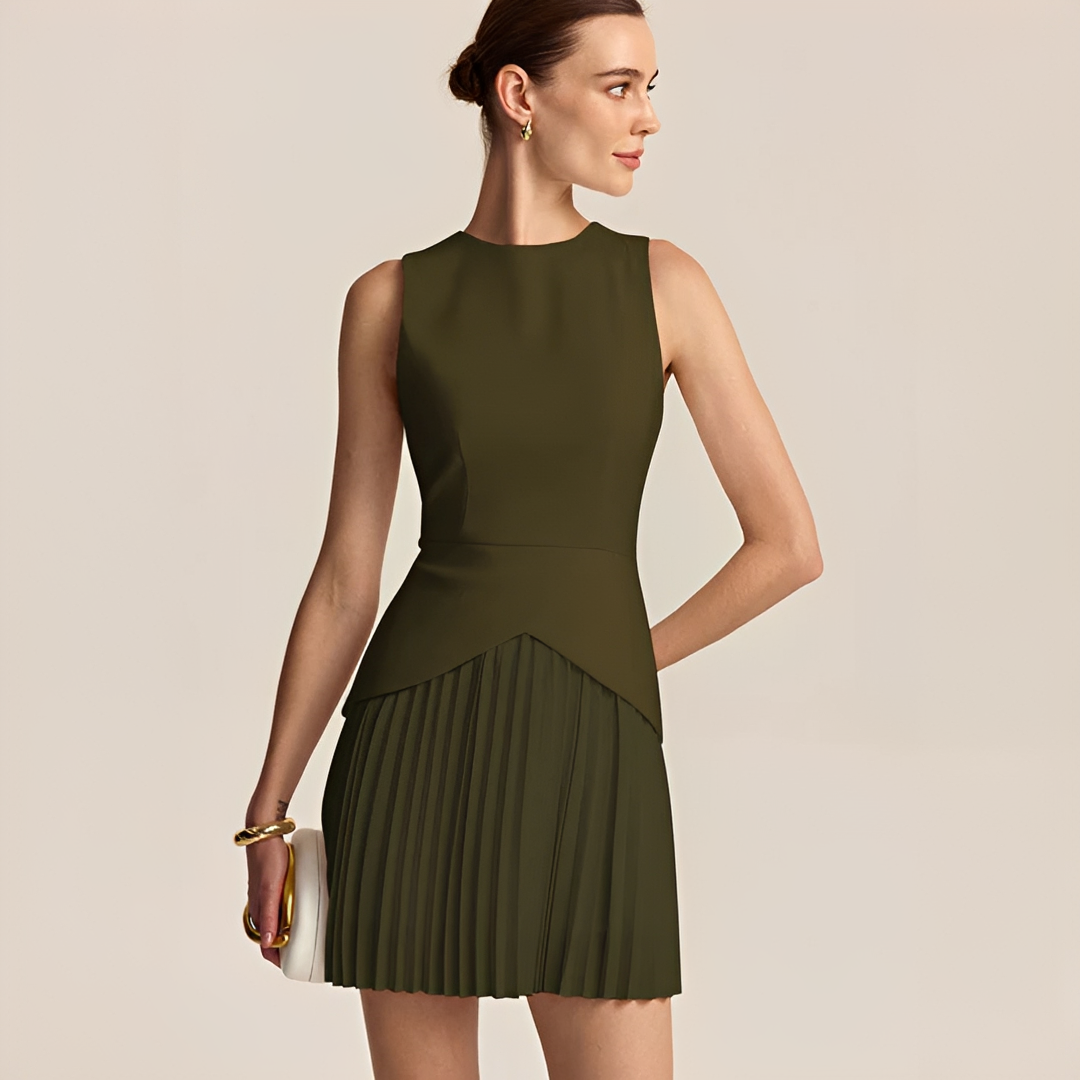 Zetian - Mini-Kleid mit Falten
