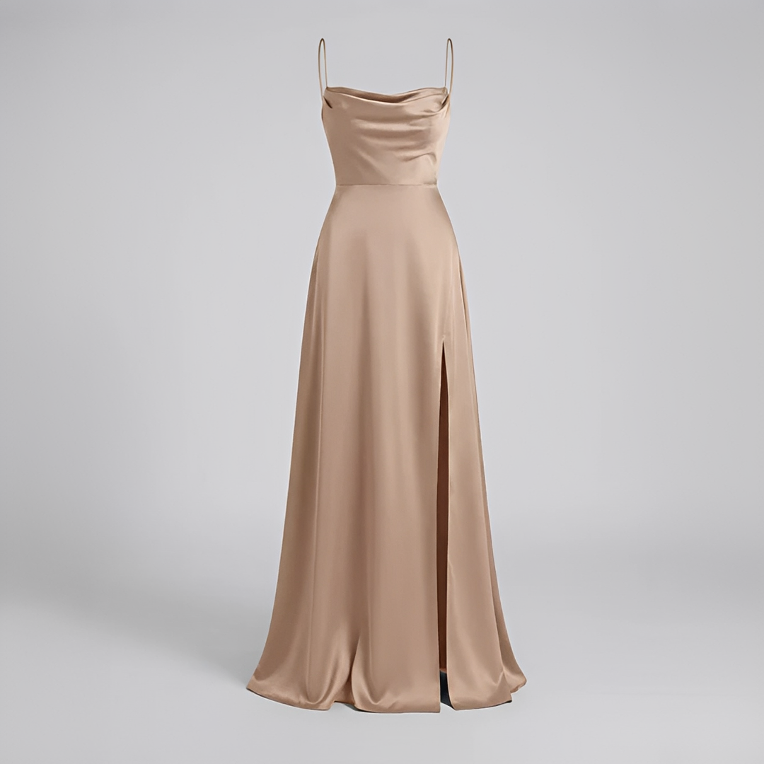 Glenda - Stilvolles, fließendes Damenkleid