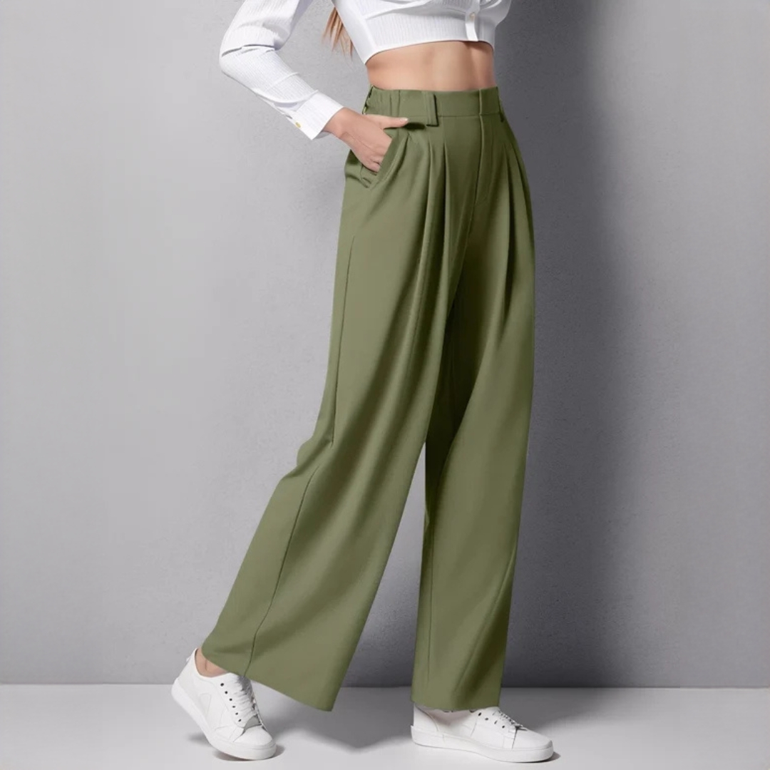 Montana - Bequeme Hose mit weitem Bein