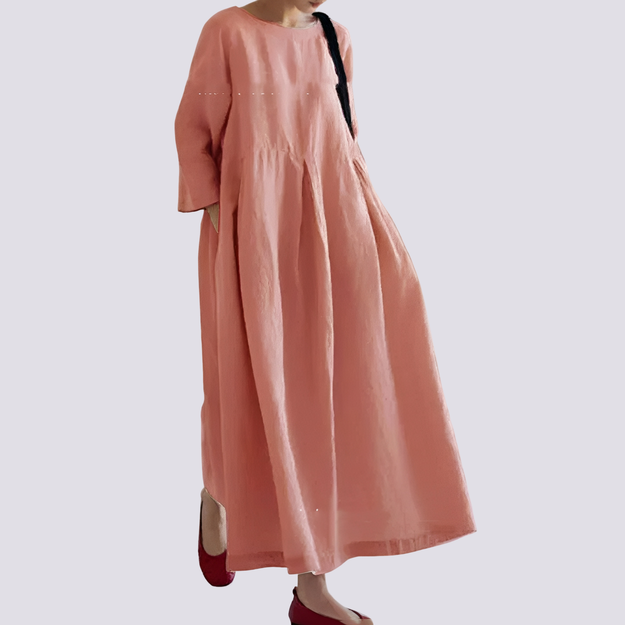 Veronica - Lockeres Damenkleid mit Taschen
