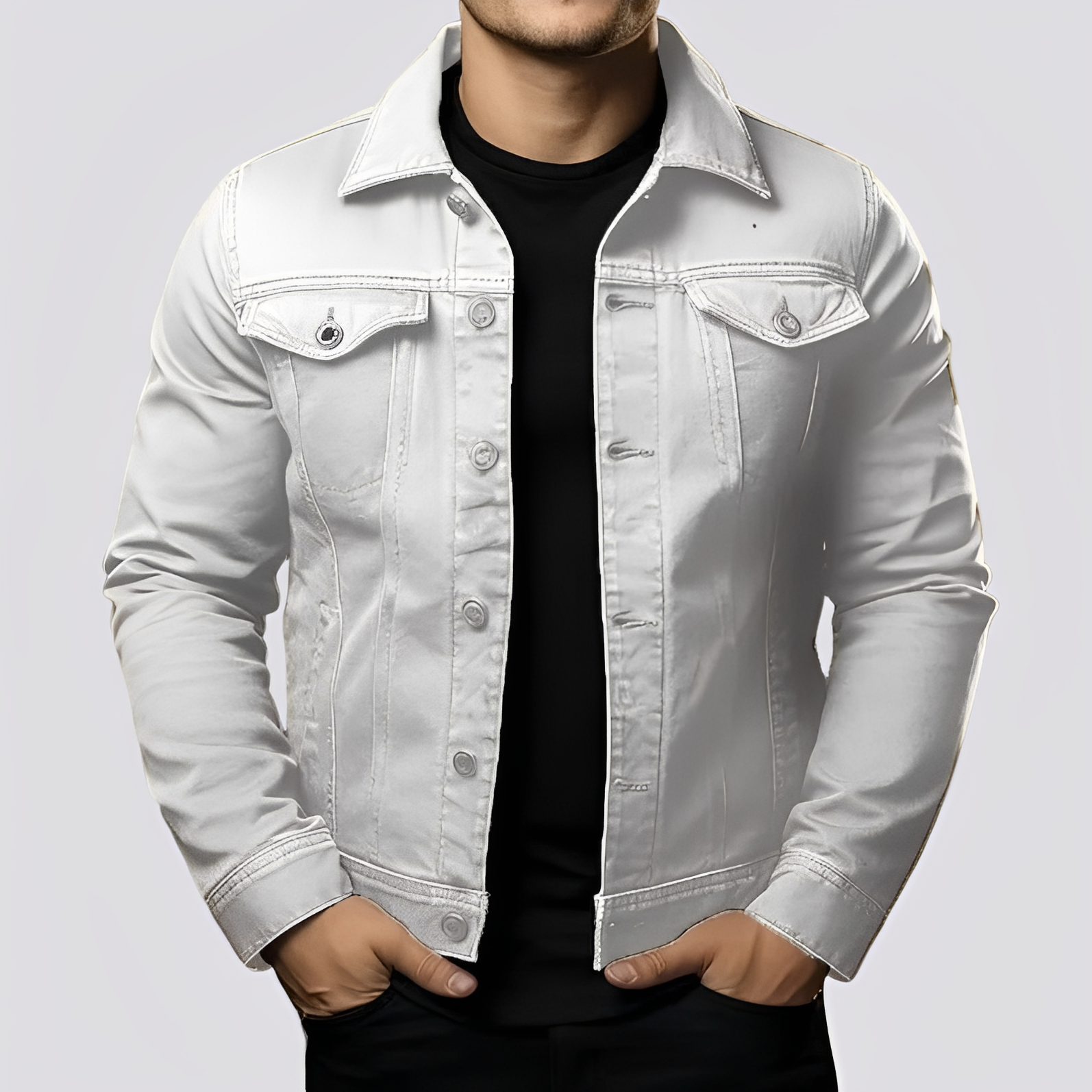 Maxwell - Traditionelle Herrenjacke aus festem Material