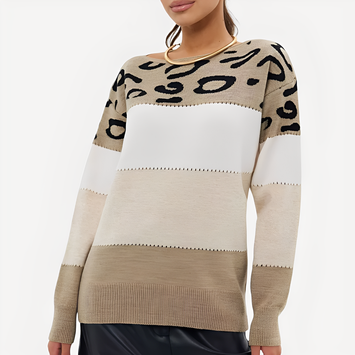 Anne - Stilvoller Pullover mit Design