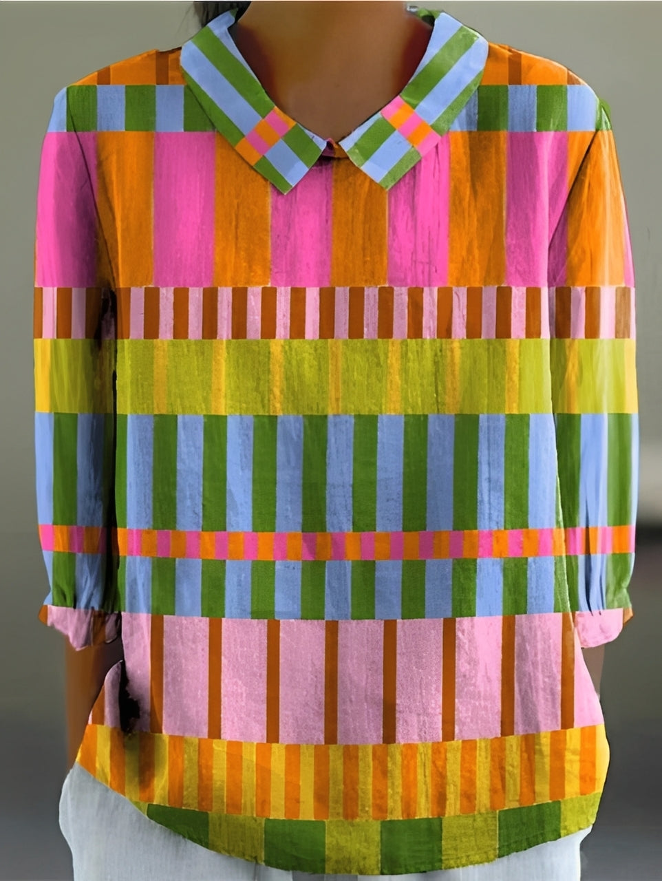Alfie - Modisches, locker geschnittenes Damen-Shirt mit Print
